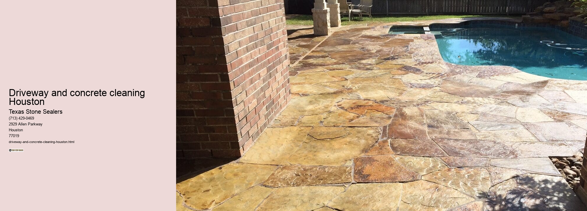 Driveway and concrete cleaning Houston