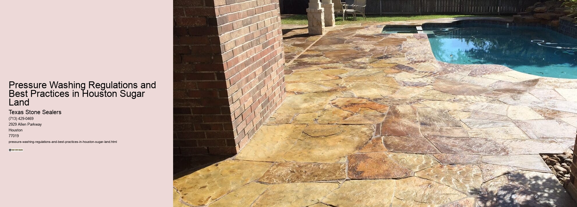Pressure Washing Regulations and Best Practices in Houston Sugar Land
